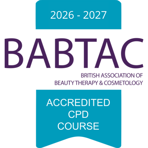 BABTAC logo — applies only to the three-day accredited practical CPD course