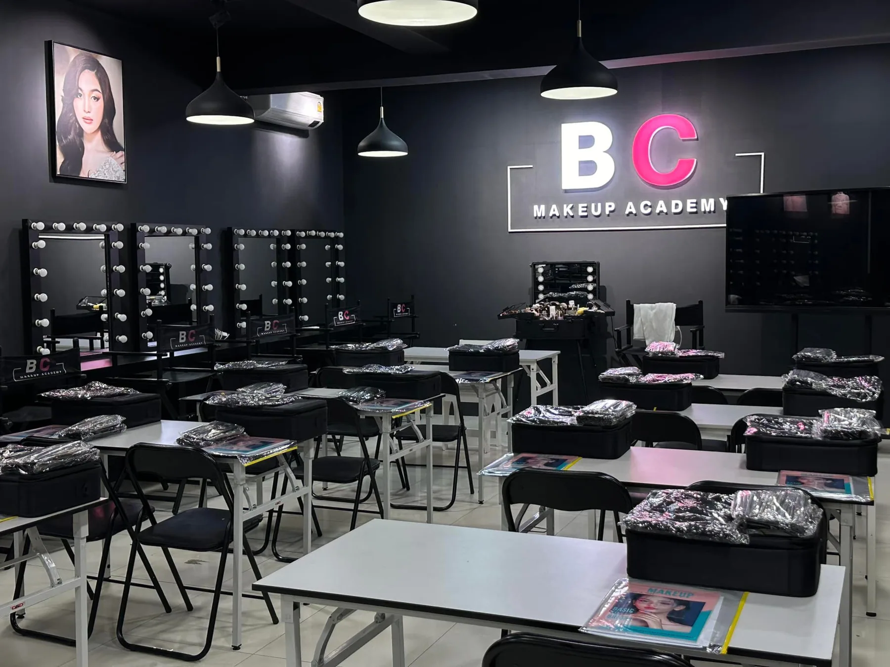 BC Makeup Academy Mandalay classroom